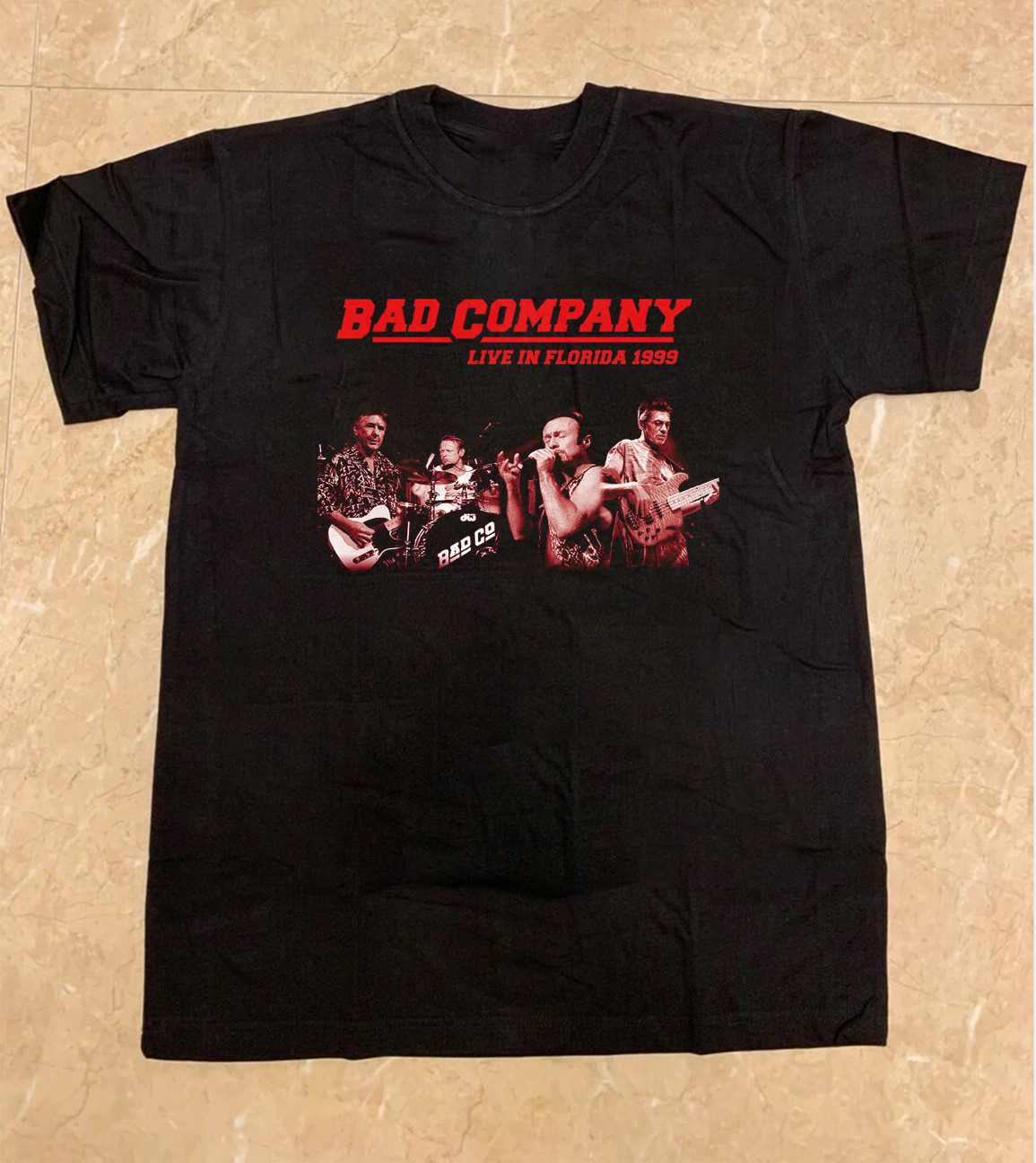 Bad Company Black Cotton Shirt Full size S-5XL Unisex R268 gallery