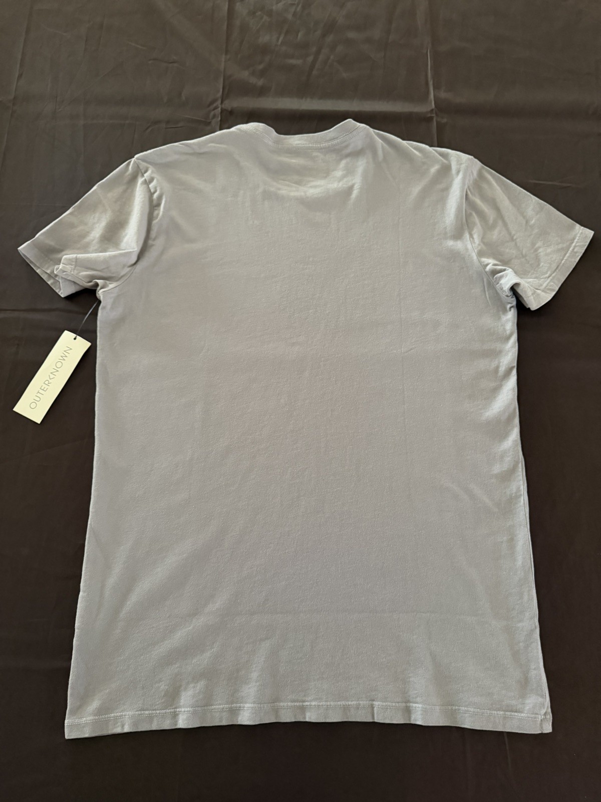 Outerknown Tee Mens Medium Grey Organic Cotton T-Shirt gallery