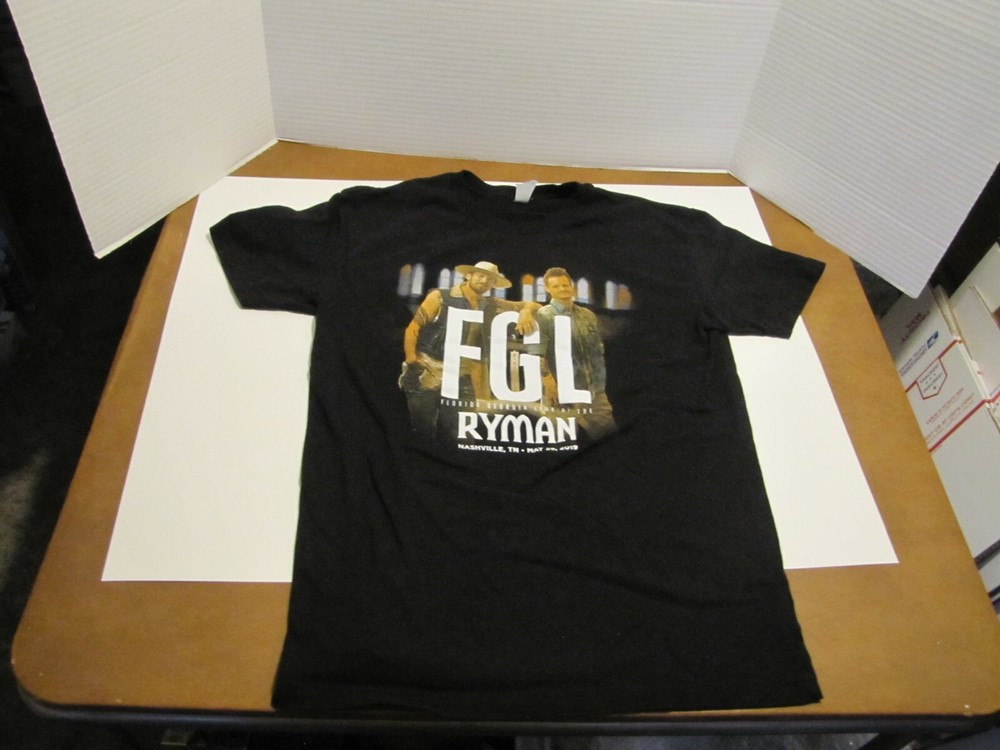 NEXT LEVEL APPAREL FGL FLORIDA GEORGIA LINE RYMAN NASHVILLE, TN 5/29/19 SZS USED