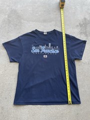 Delta Pro Weight, San Fransisco Graphic Tee Men’s XL Navy Blue Souvenir Tee