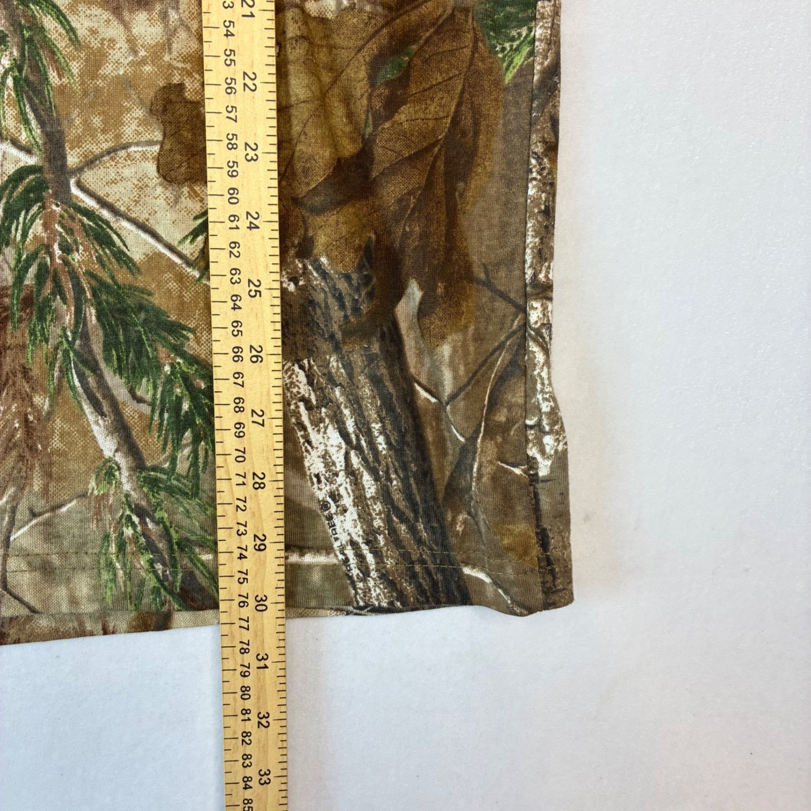Code V T-Shirt Men XL Camo Luckenbach Texas Realtree Graphic Tee Souvenir gallery