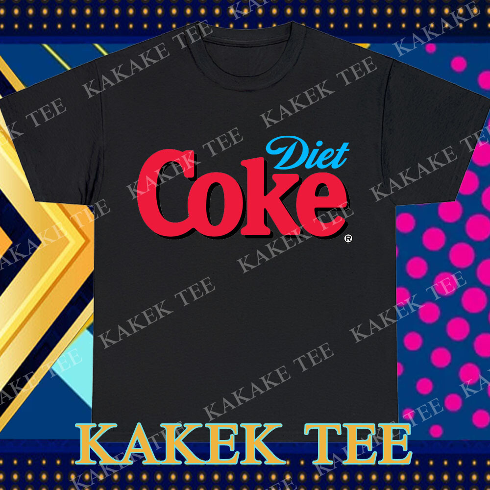 New Diet Coke Soft Drink Soda Logo T-Shirt Funny Size S to 5XL