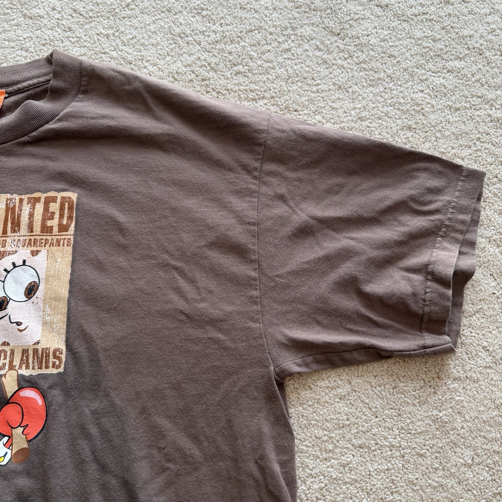 Vintage 2003 SpongeBob Square Pants Shirt Brown Men’s XL Varmint Stole My Booty gallery