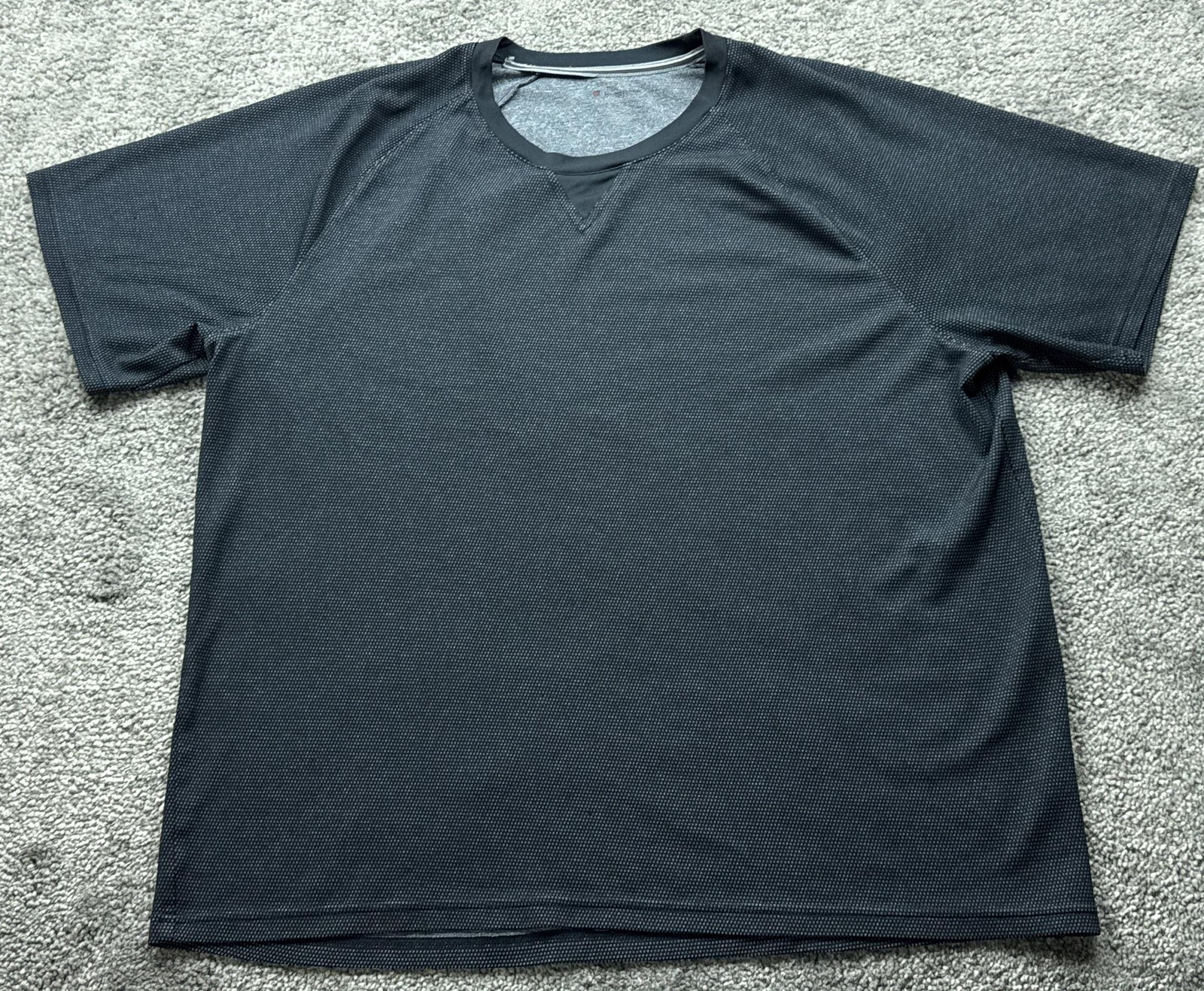 Champion Shirt Mens XL Black Geometric Tagless Polyester Jersey Breathable gallery