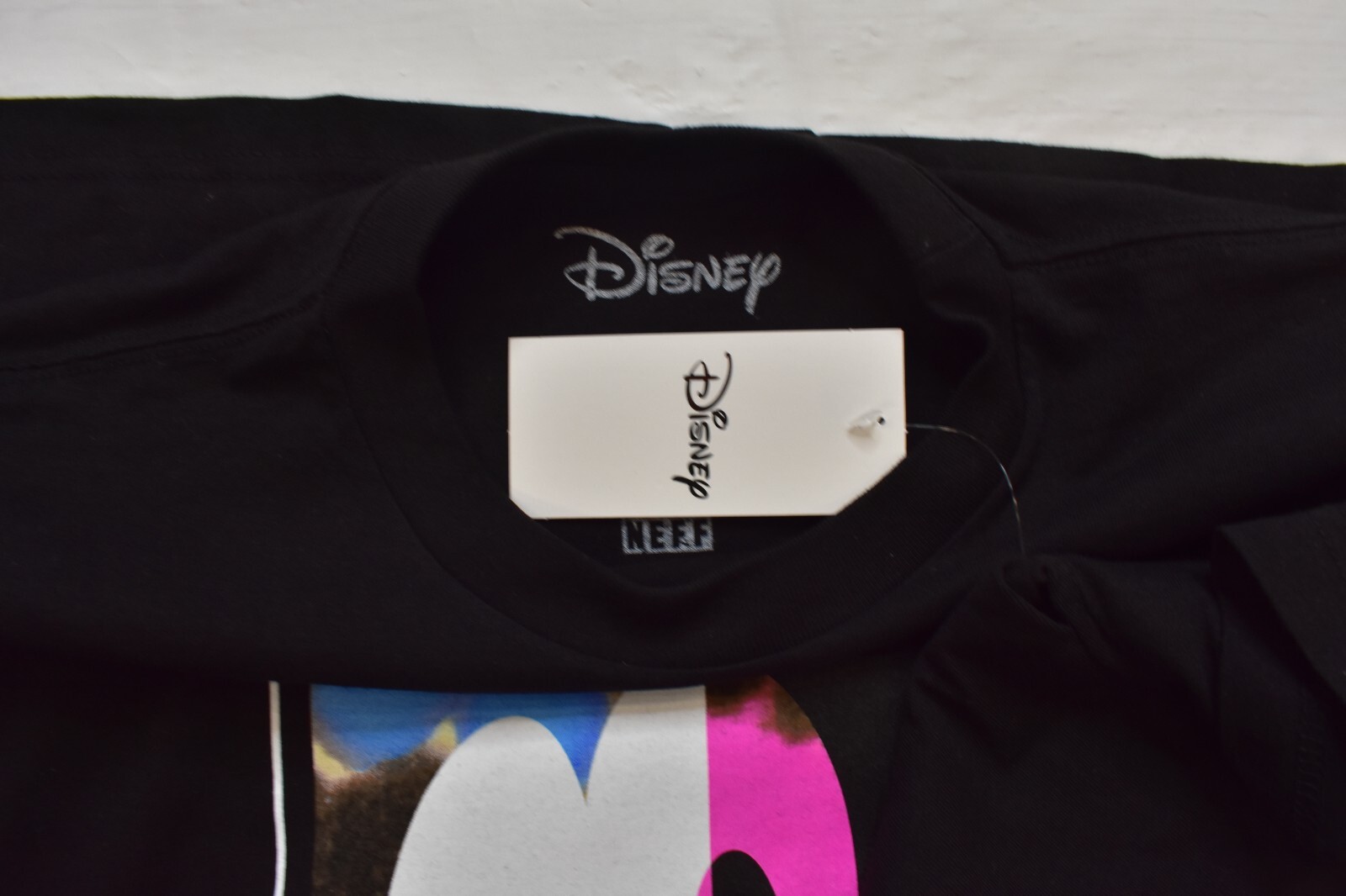 Neff x Disney Mens Mickey Mouse Face Tie Dye Fill Black Shirt NWT S-XL gallery