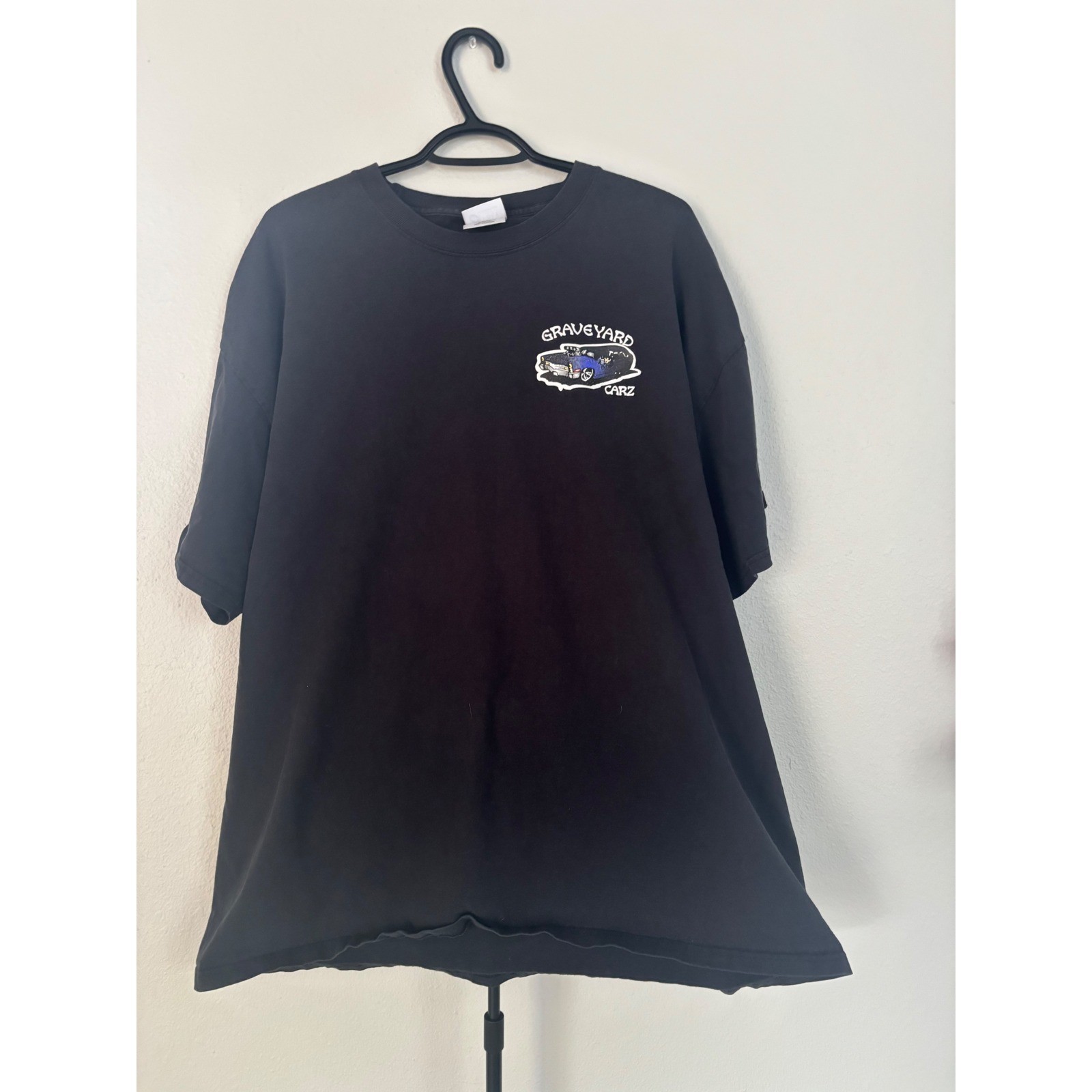 Graveyard Carz Port and Company Graphic T-Shirt Mens 2XL Black Mopar TV Show Tee gallery