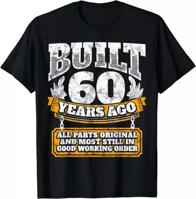 Funny 60th Birthday Shirt B-Day Gift Saying Age 60 Year Joke Gift Tees S-3XL gallery