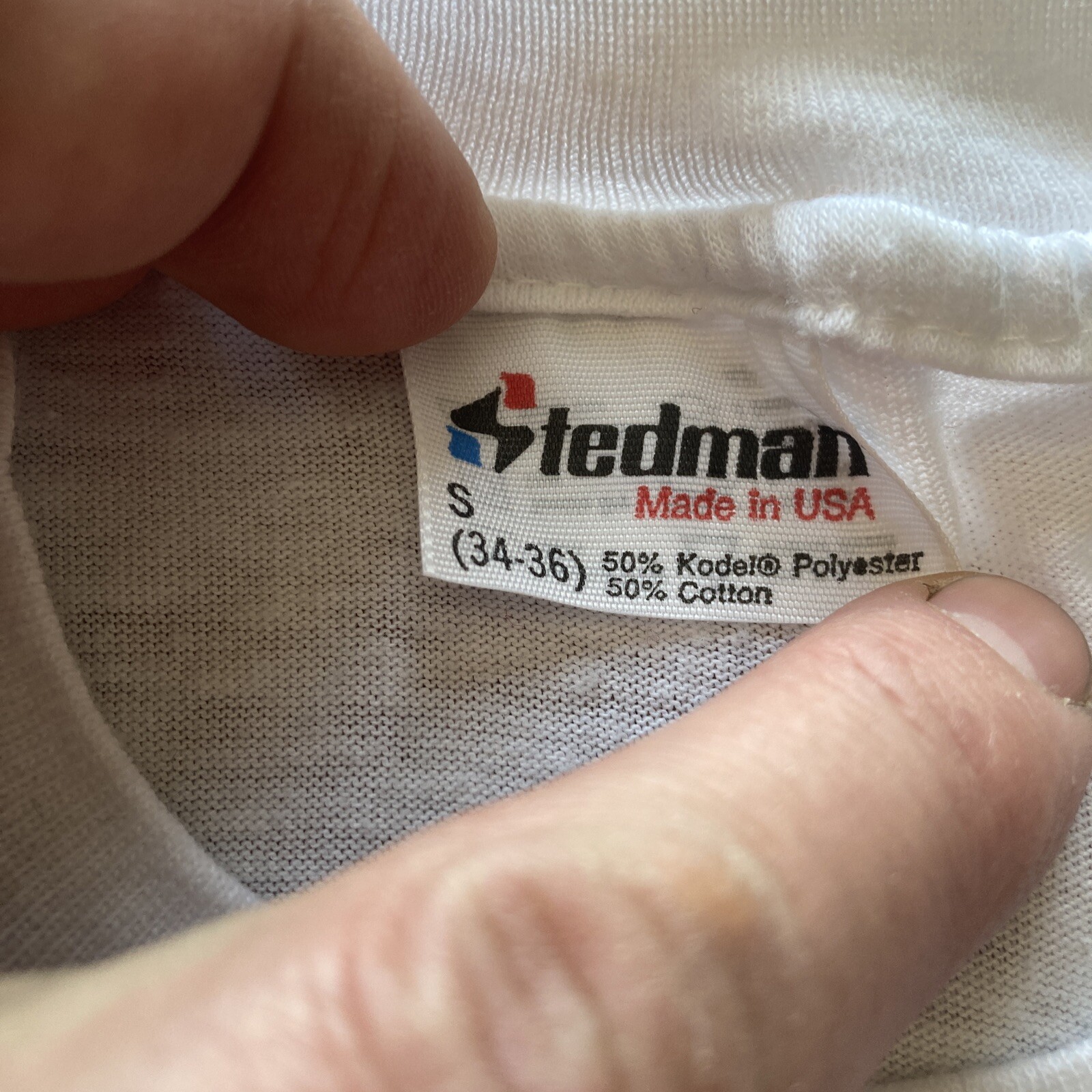 vintage 1986 Kanavel Panda Small (34-36) Stedman t shirt Made In USA gallery