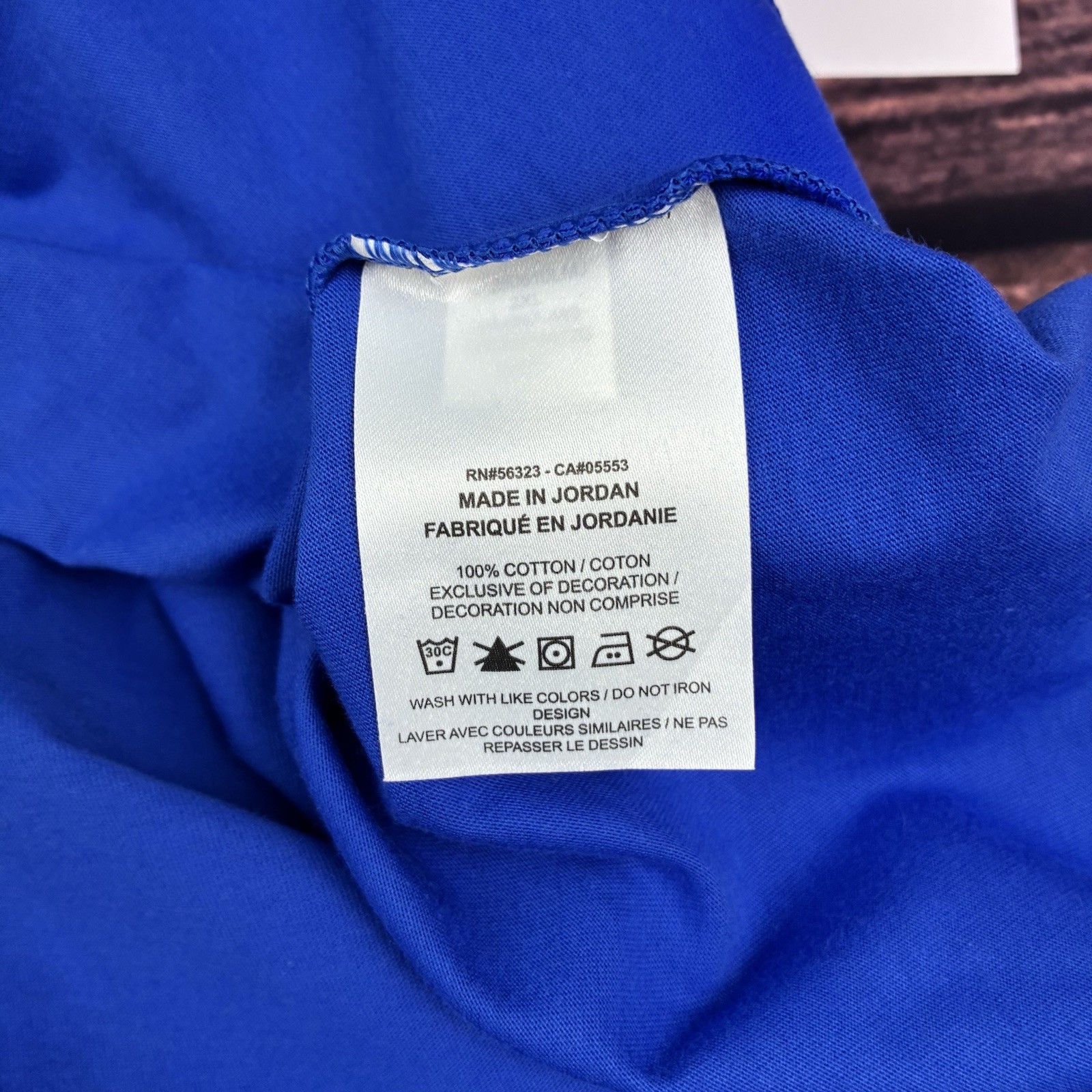 Nike Sportswear Club Tee Mens XXL 2XL Game Royal Blue Cotton Shirt AR4997-480 gallery