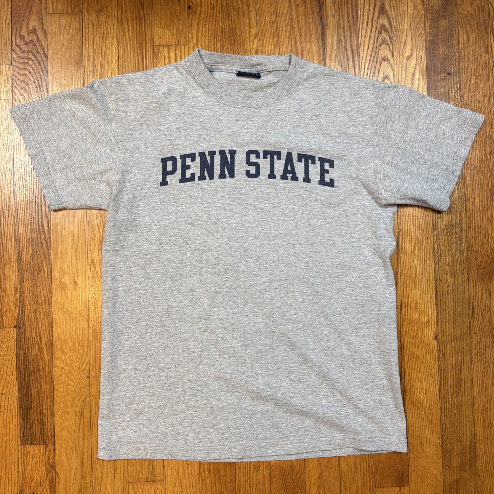 Vintage 90s Yikes Graphic T Mens M Gray Penn State University Cotton Blend gallery