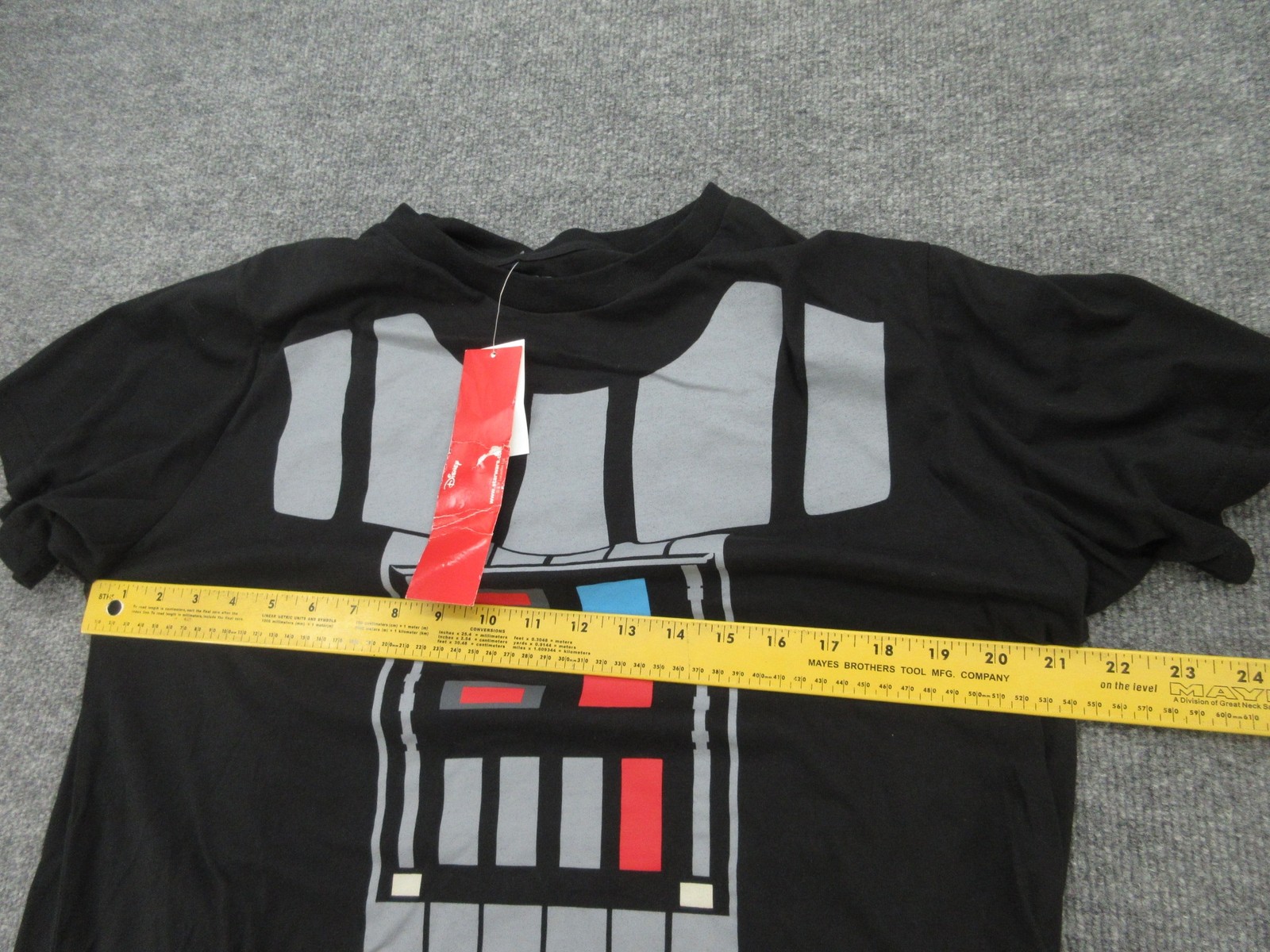 Star Wars Shirt Mens XL Black Darth Vader Costume Tee T-Shirt Cape Cosplay New gallery