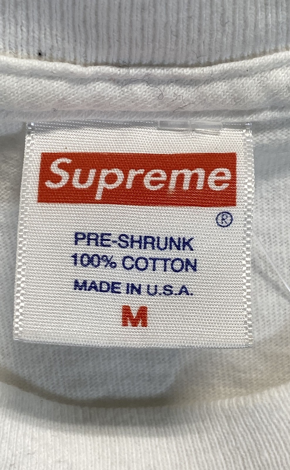 Supreme Men's Monk Tee T-Shirt White Graphic SS16 Size M gallery