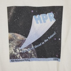 Vintage 90s IBM High Performing Routing HPR Computer Technology Promo XL T Shirt