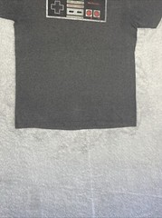 Nintendo NES Controller T-Shirt XL Video Game NES Original Dark Gray *READ*
