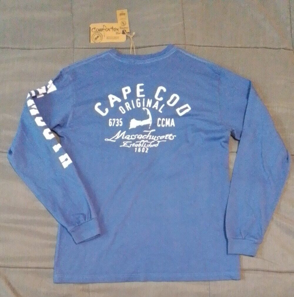 Comfortex USA Cape Cod Mens Size Large Long Sleeve Blue NWT gallery