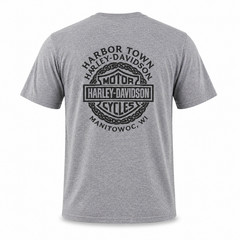 Harley-Davidson Men’s Willie G. Skull T-Shirt, Grey