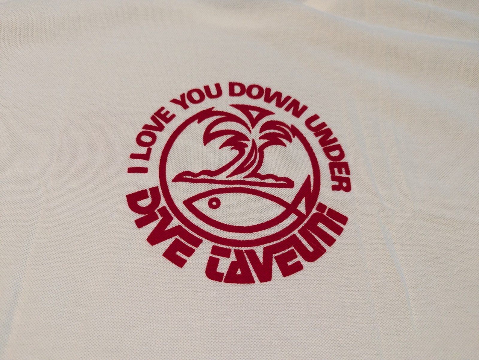 Vintage Fiji Shirt Mens Large Diving 70s 80s Dive Taveuni Down Under Fish gallery