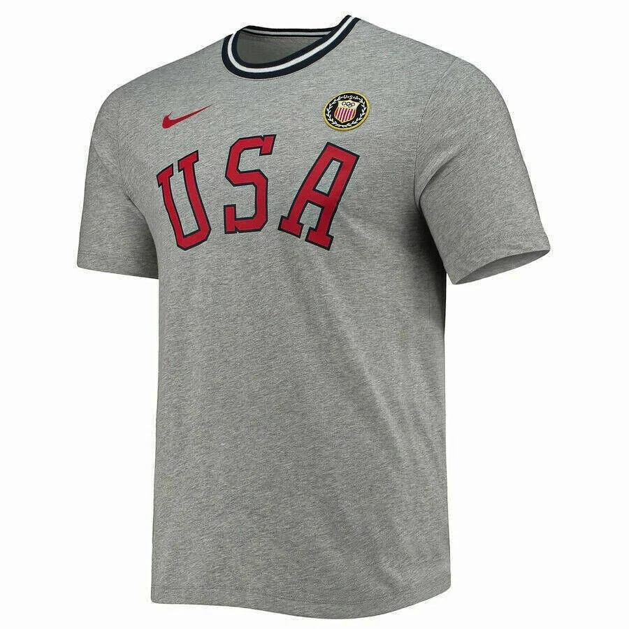 MENS 2XL Nike Sportswear Team USA Olympic Heritage T-Shirt CN1423–063 Size XXL