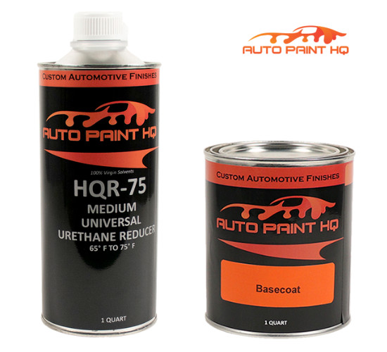 Lamborghini Q0D4 Grigio Titans Basecoat With Reducer Quart (Basecoat Only) Kit