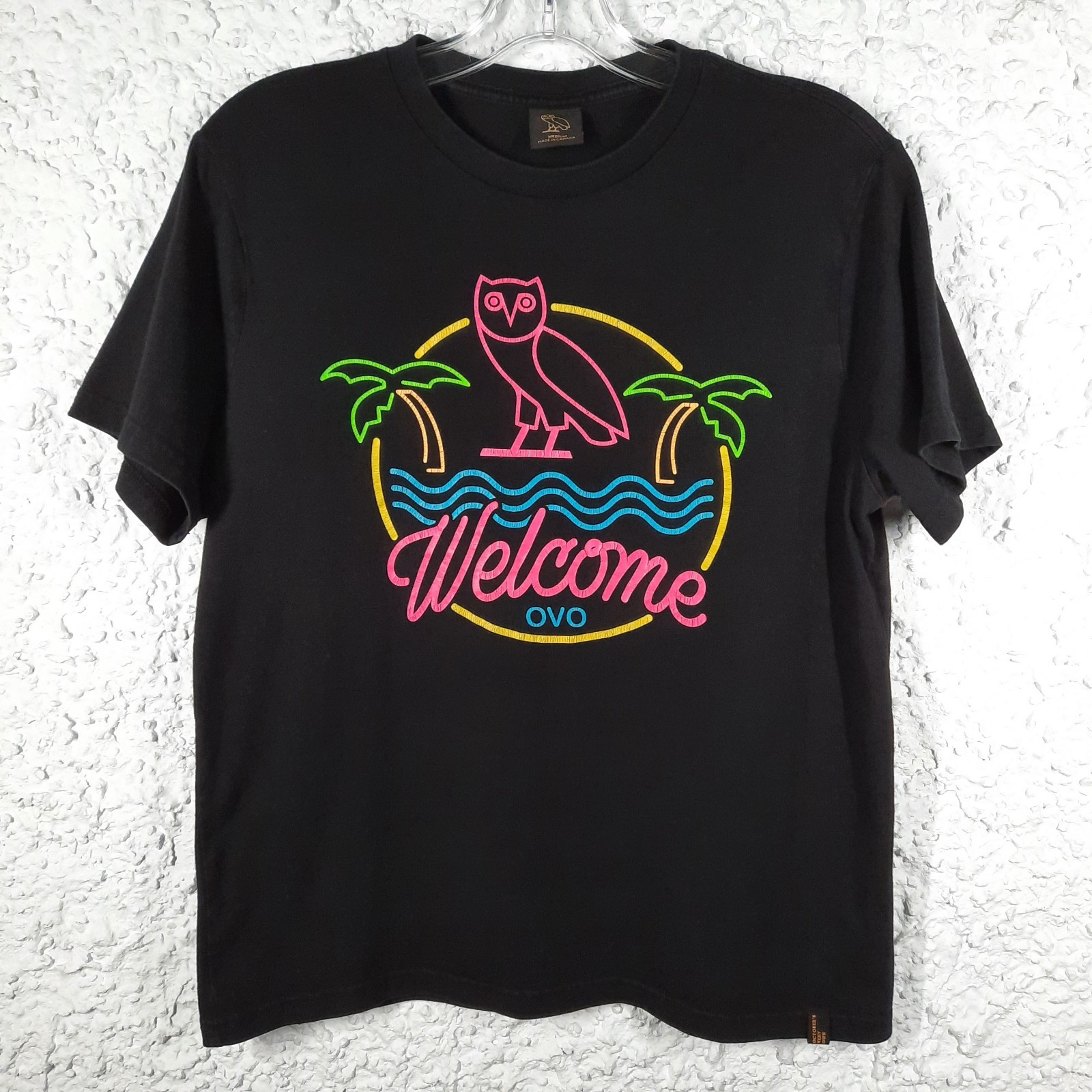 Octobers Very Own T Shirt Mens Black OvO 100% Combed Cotton Canada Drake Medium gallery