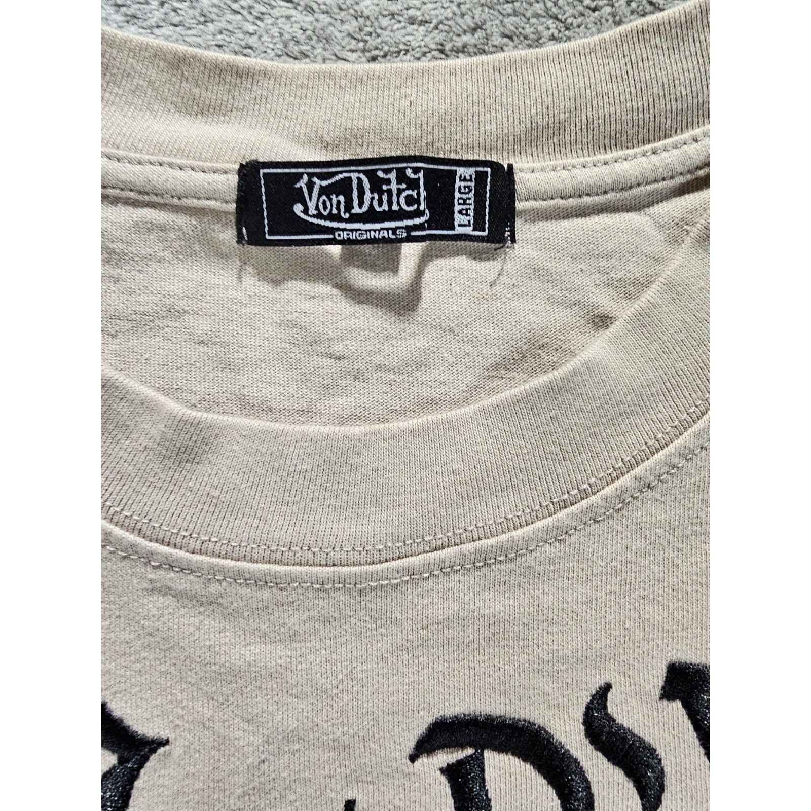 Von Dutch Originals Von Dutch Graphic Sleeveless Tank Top Large Y2K Tattoo Goth gallery