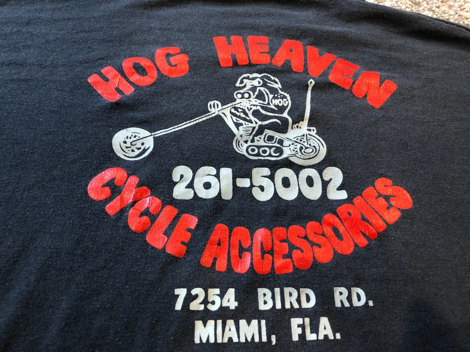 VTG 1990 Harley Davidson Shirt Packed and Ready to Party FADED Miami FL