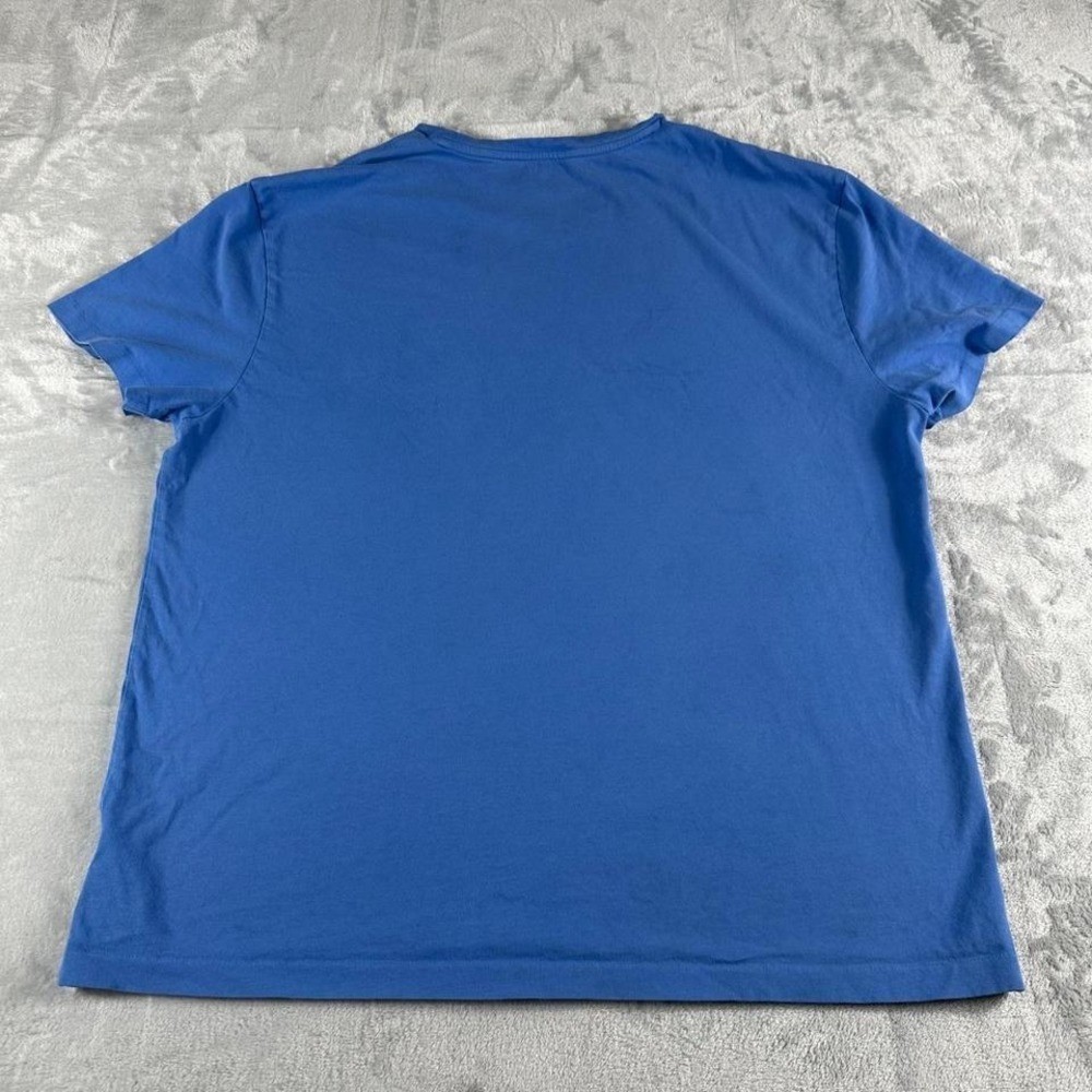 Polo Ralph Lauren Spellout T shirt Mens Large Blue Preppy Athleisure gallery