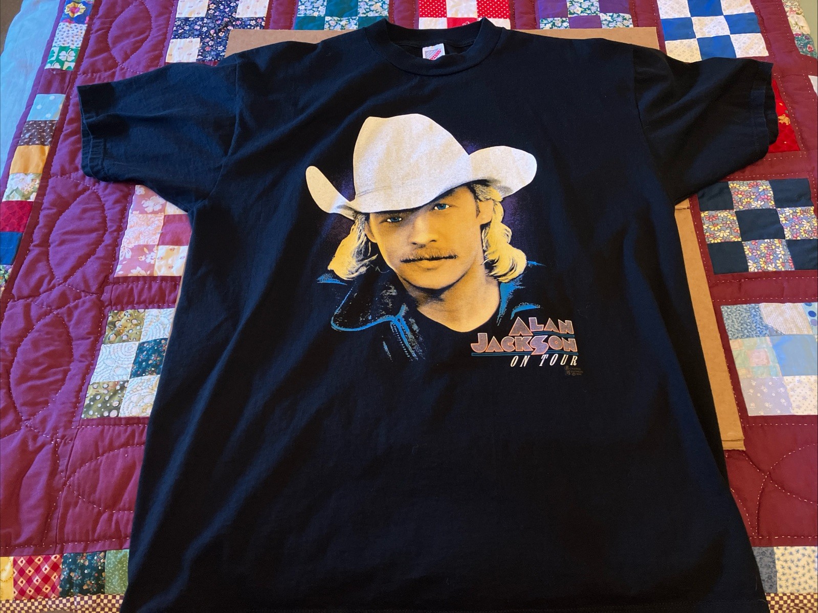 Alan Jackson Don’t Rock The Jukebox Vtg 1992 Tour Shirt XXL Jerzees Made in USA
