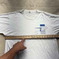 Vintage 80s Macdraw 2 Claris Apple Computer Macintosh T-Shirt XL