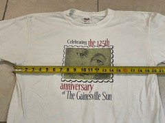 Vintage Gainesville Sun Newspaper 125th Year Anniversary Shirt Men’s Size L Read