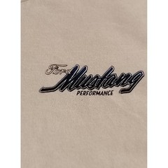 Ford Mustang Performance Boss 302 Graphic T-Shirt Mens XL Cream Off White Tee 17