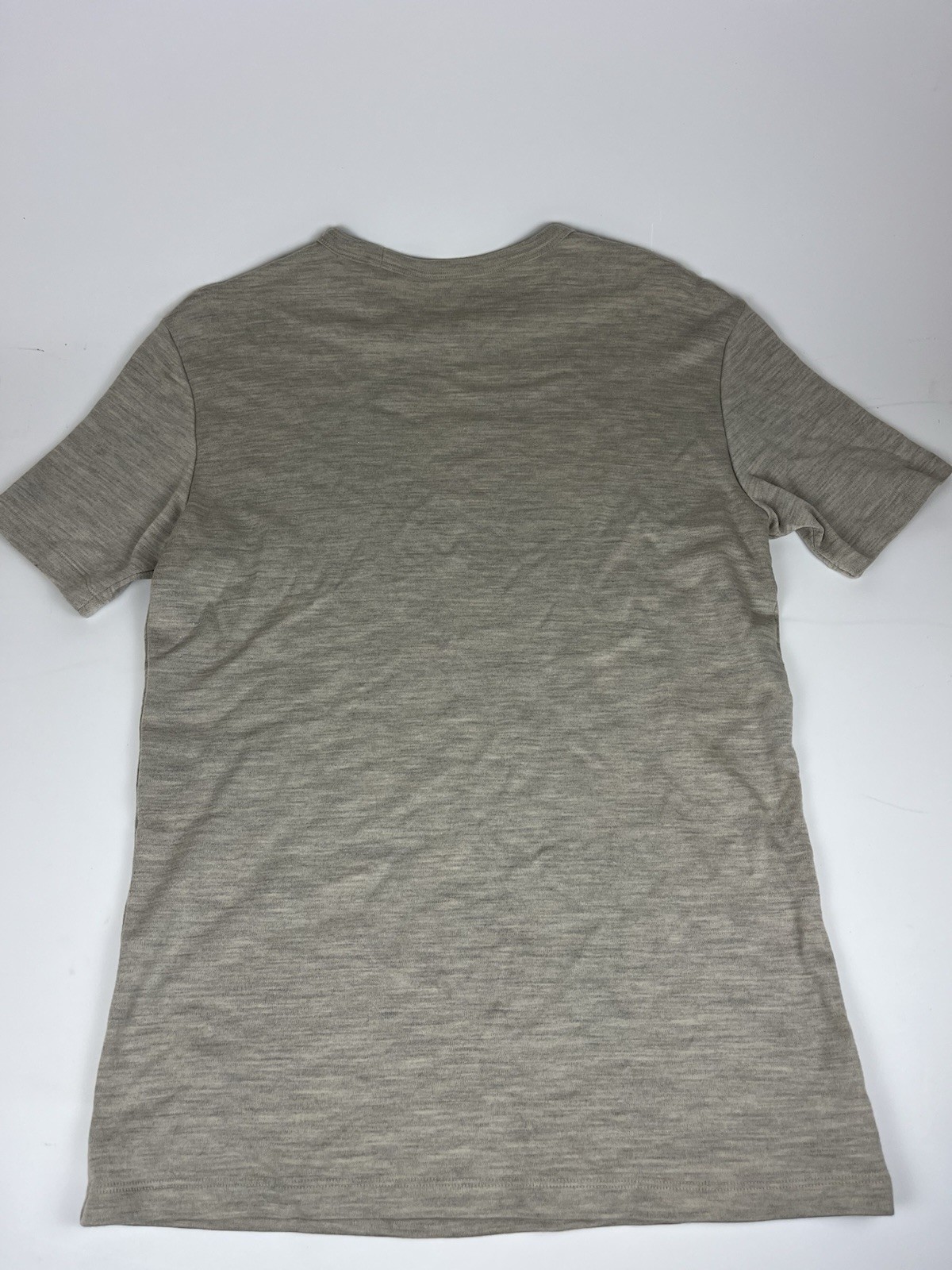 wool and prince Interlock Crew Neck Tee Shirt Oatmeal S gallery
