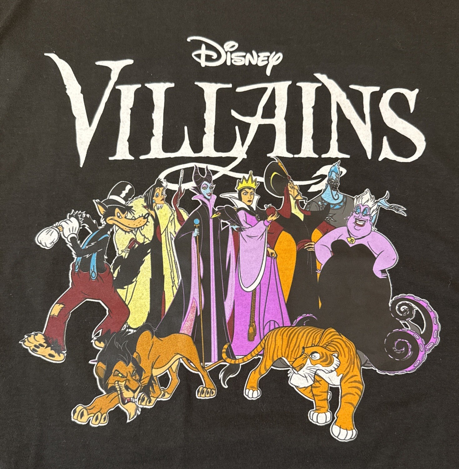 DISNEY VILLAINS Graphic T-Shirt Size Medium Animation Shirt Walt Disney gallery