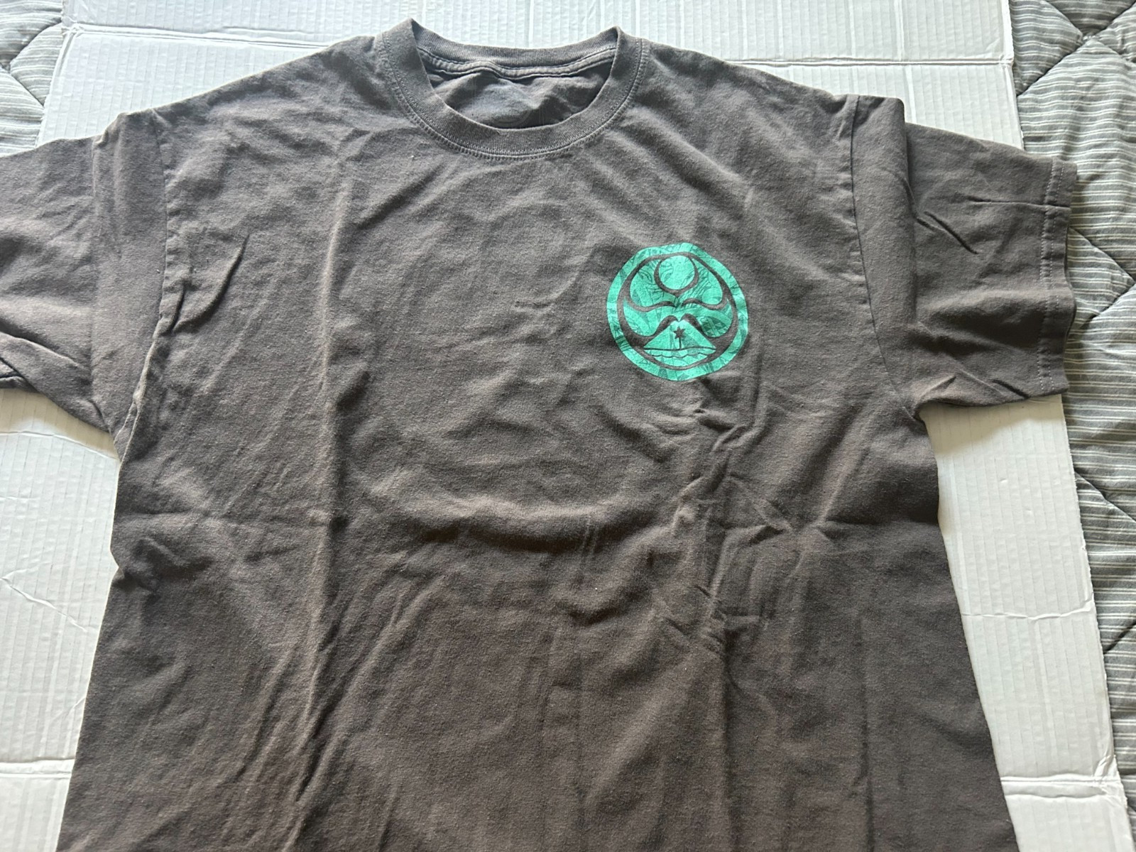 HAWAIIAN ISLAND CREATIONS SZ L GRAY SHORT SLEEVE T-SHIRT...SEE DESCRIPTION gallery