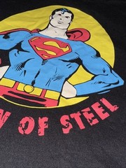 Superman Small Multicolor Polyester/Rayon Sleeveless Tank Top