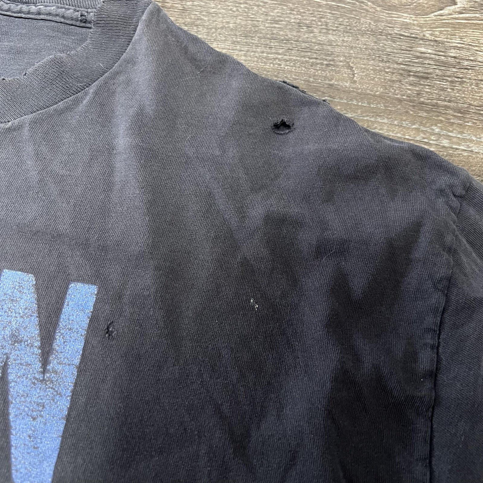 Vintage Levi's Button Your Fly Shirt Mens XL Black 501 Distressed 90s Faded Tee gallery