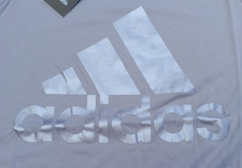 ADIDAS Multi-Sport Woman's T-Shirt Grey/Silver, XL New with Tags, imperfections. gallery