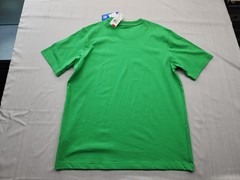 New Men’s Adidas Trefoil Essentials Tee Shirt Size Large Mens Energy Green