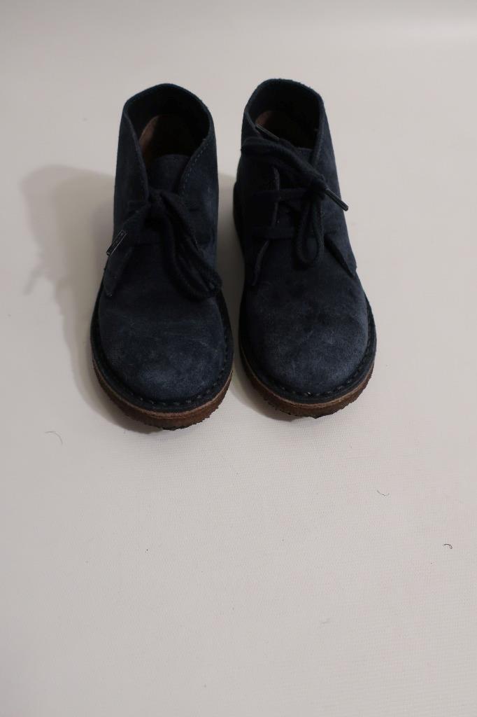 Kids Crew Cuts Blue Suede Ankle Boots K12