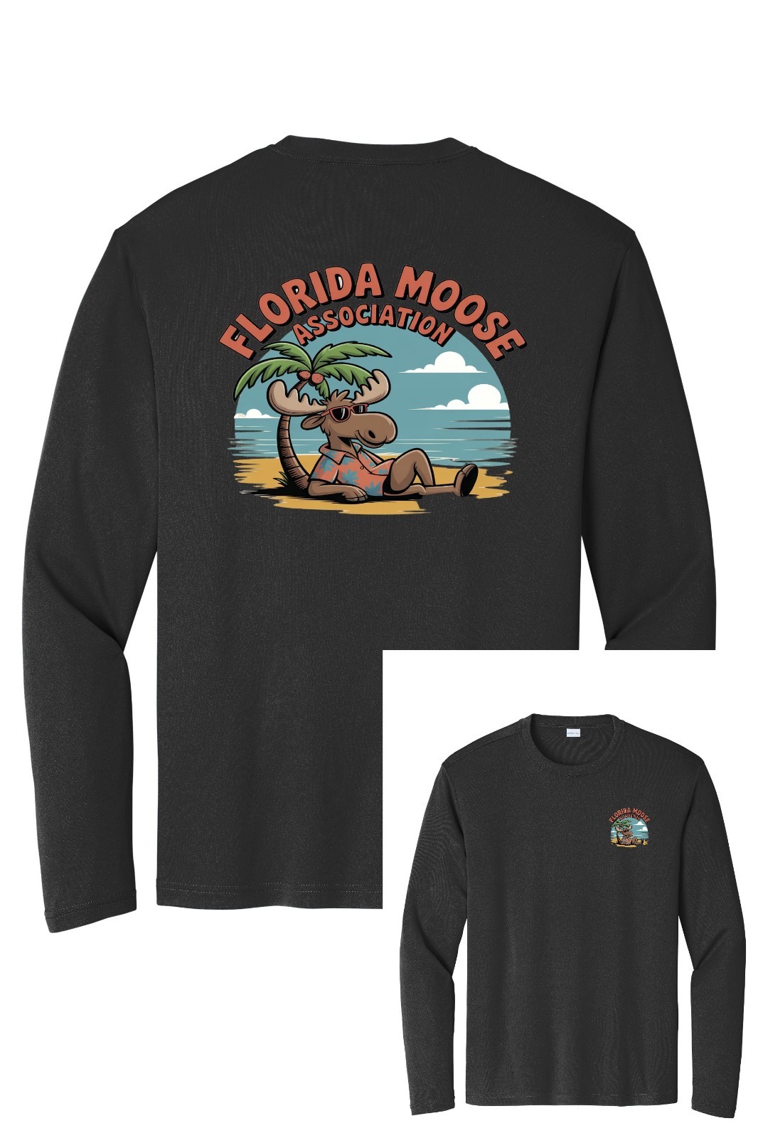 Florida Moose Association Sport Tek dry fit long sleeve t shirt unisex ST350LS gallery