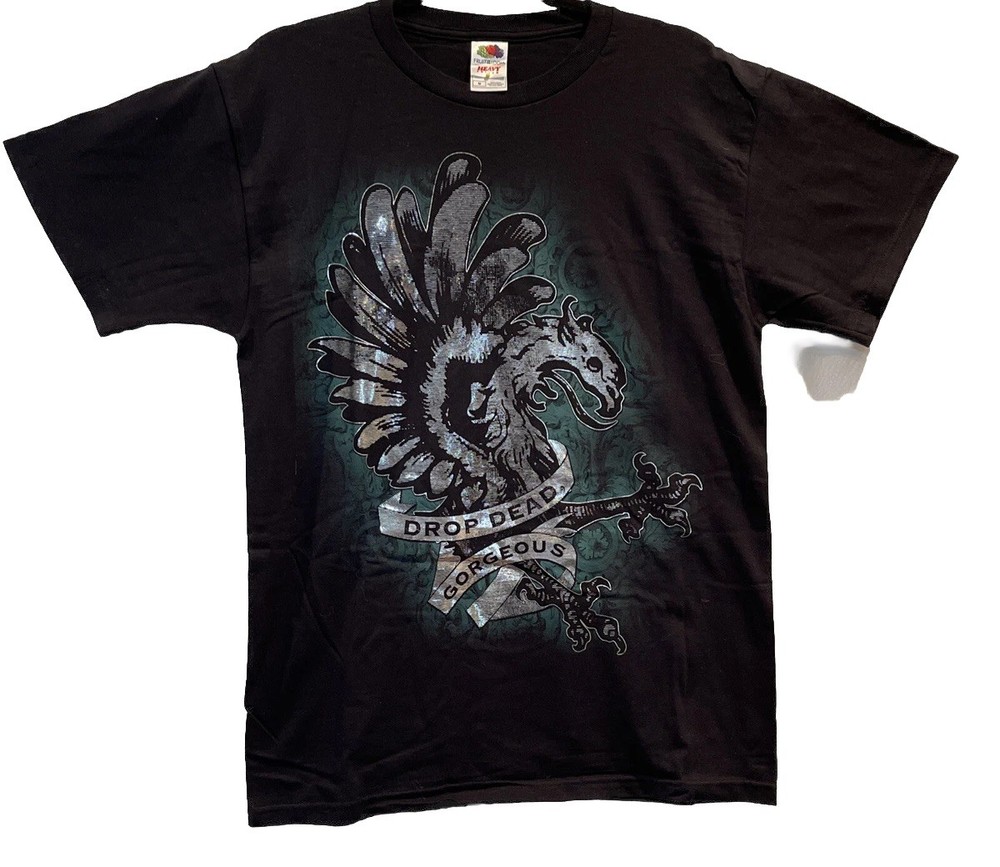 Drop Dead Gorgeous Men T-shirt Casual summer short sleeve Black **New **PROMO**