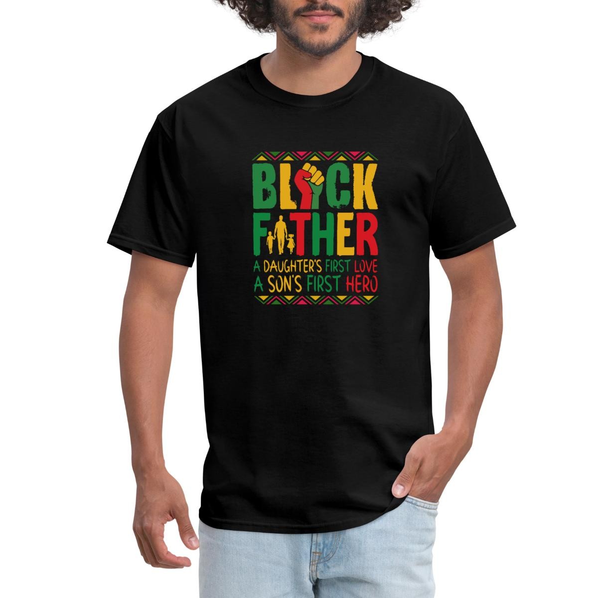 Black Father | Juneteenth Father's Celebration Men's T-Shirt gallery