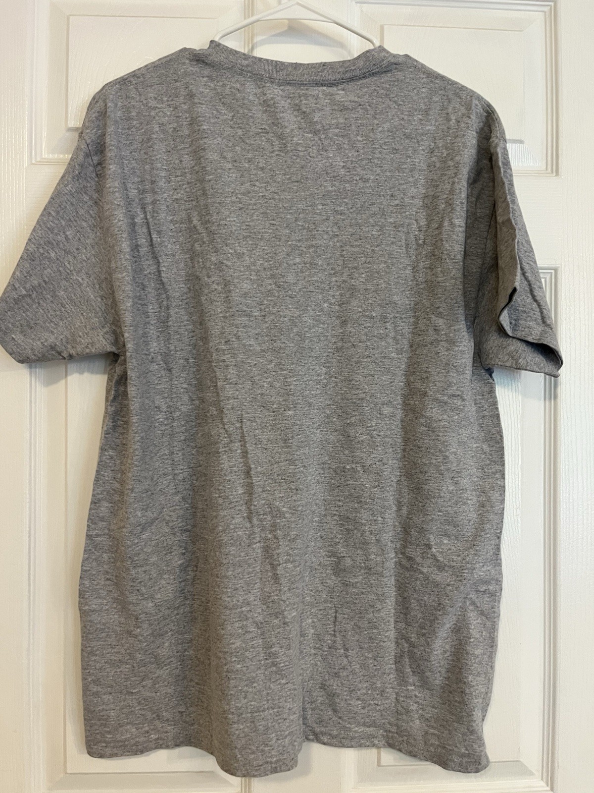 Gildan Grey Mens Heavy Cotton Plain Solid Short Sleeve Casual Blank T-Shirt gallery