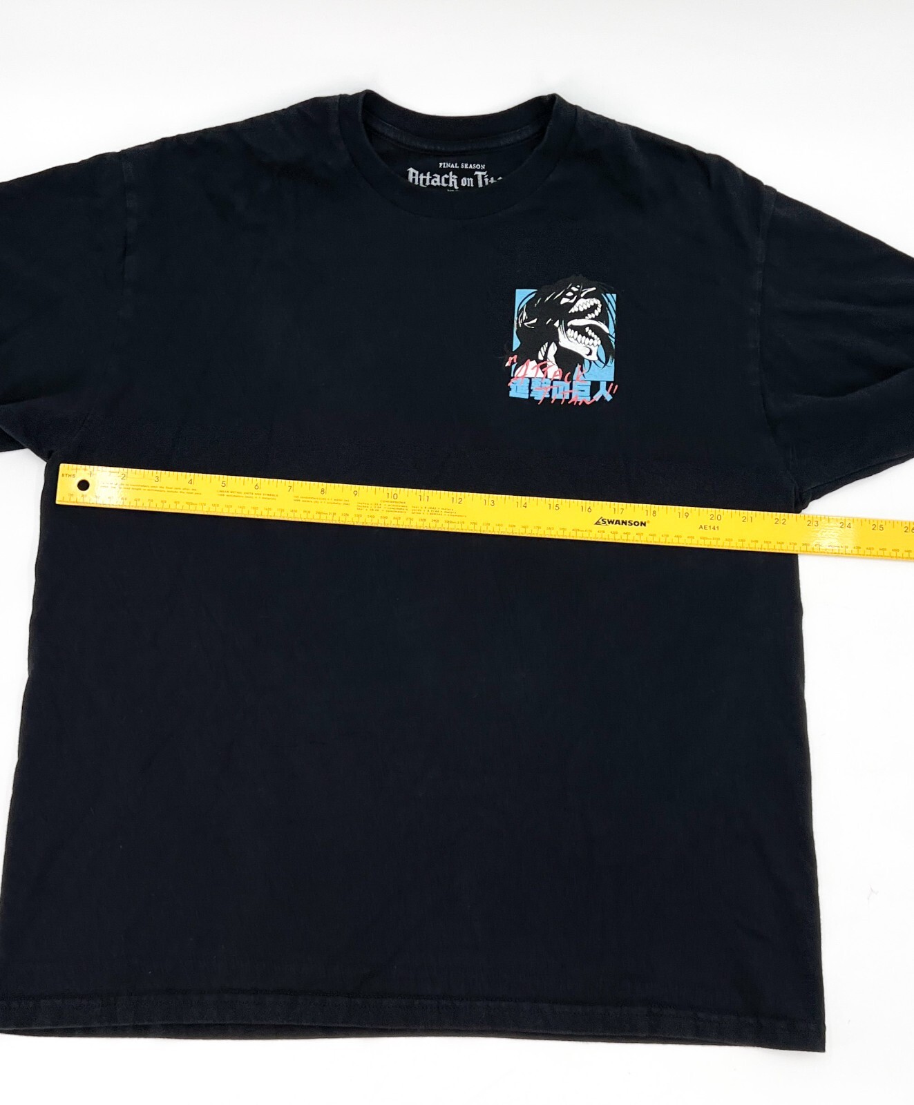 Attack on Titan Shirt Adult Teens Youth Extra Large Black Anime Graphic Beast gallery