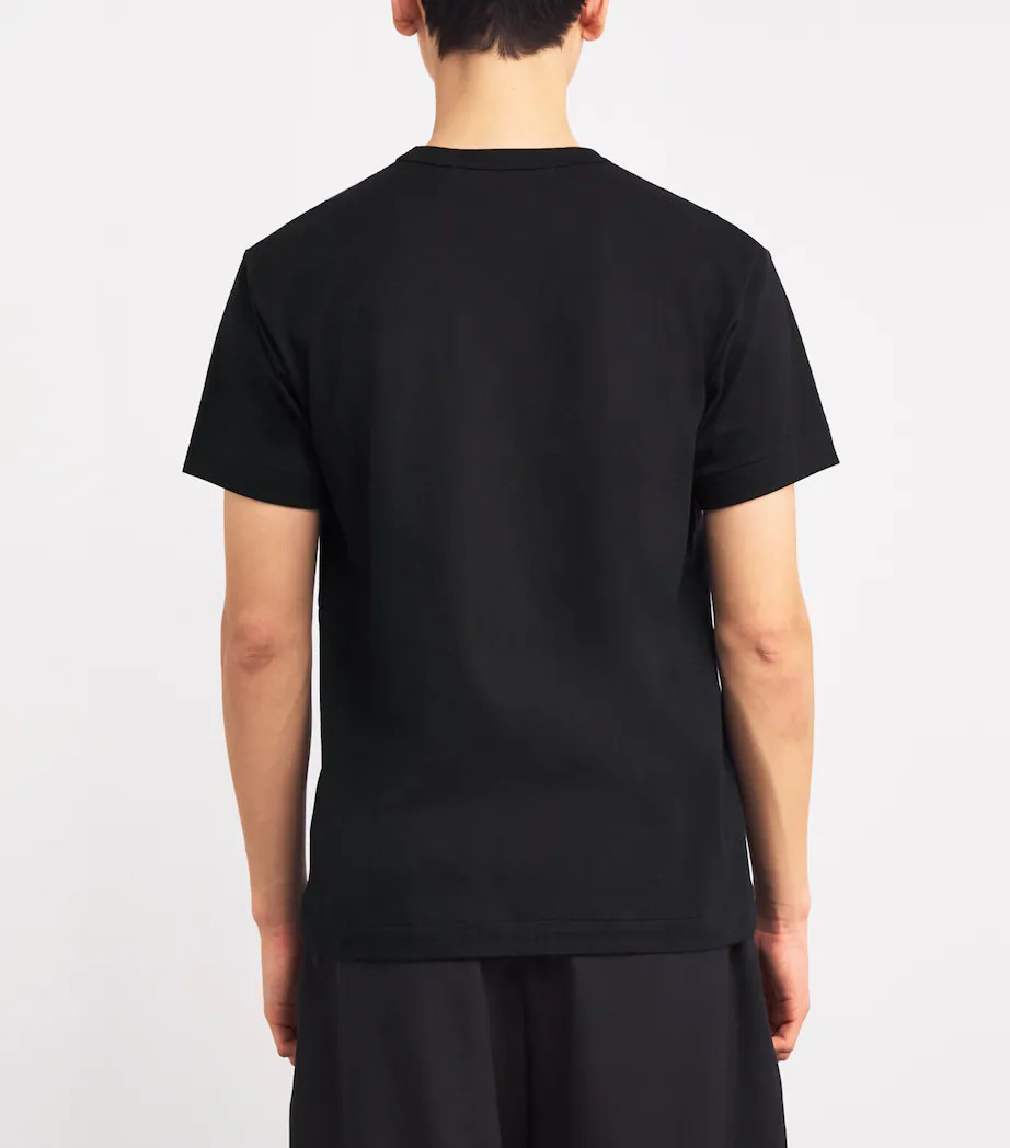 COMME DES GARCONS CDG PLAY BLACK HEART EYE LOGO T-SHIRT SIZE MEDIUM gallery