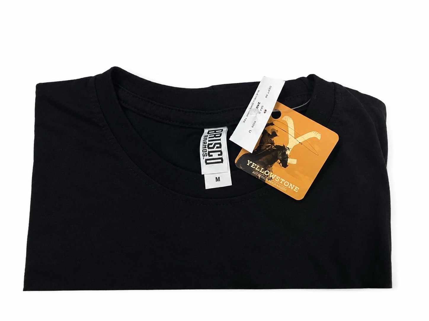 Yellowstone Dutton Ranch T Shirt Mens Medium NWT Brisco Brands Black Tee gallery