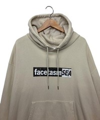 WIND AND SEA × FACETASM Pullover hoodie ivory
