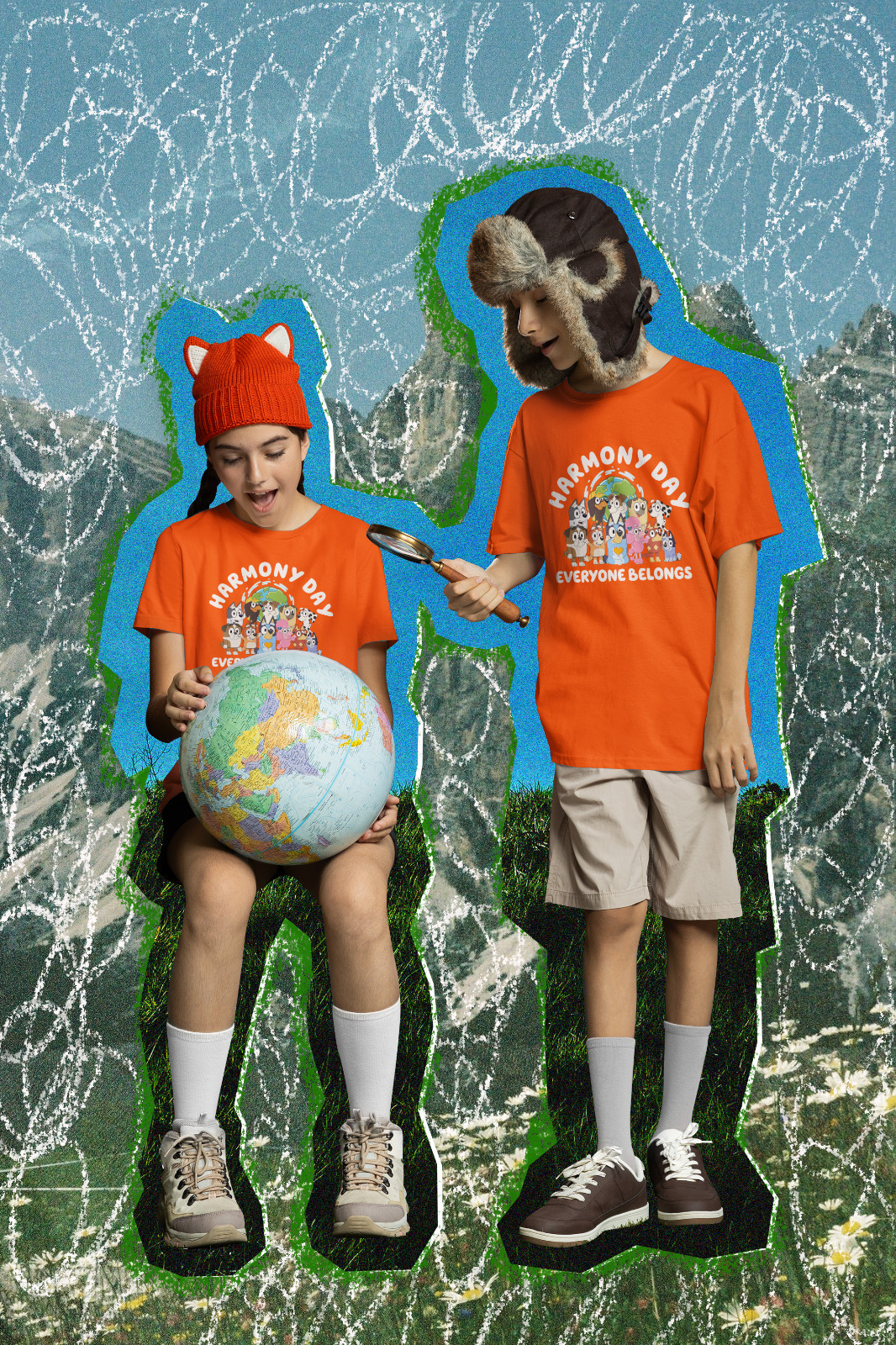Harmony Day T Shirt 2025 - Everyone Belongs - Orange Shirt Kids/Adults sizes gallery