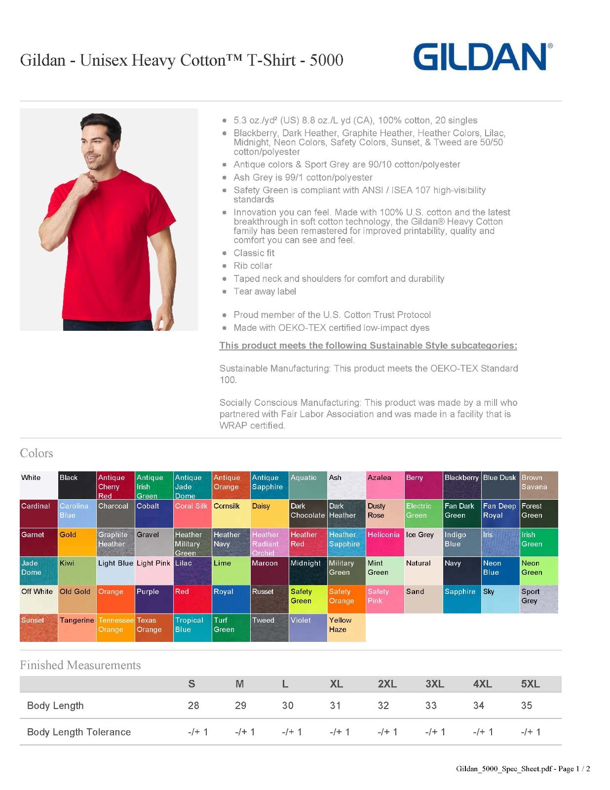 6 Pack Gildan T-Shirts High Visibility Safety Green Pack Unisex Crew Neck gallery