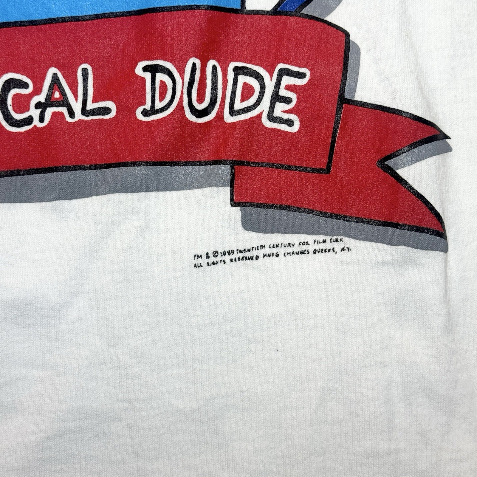 Vintage Bart Simpson Radical Mens XL T-Shirt Fruit Of The Loom USA Single Stitch gallery